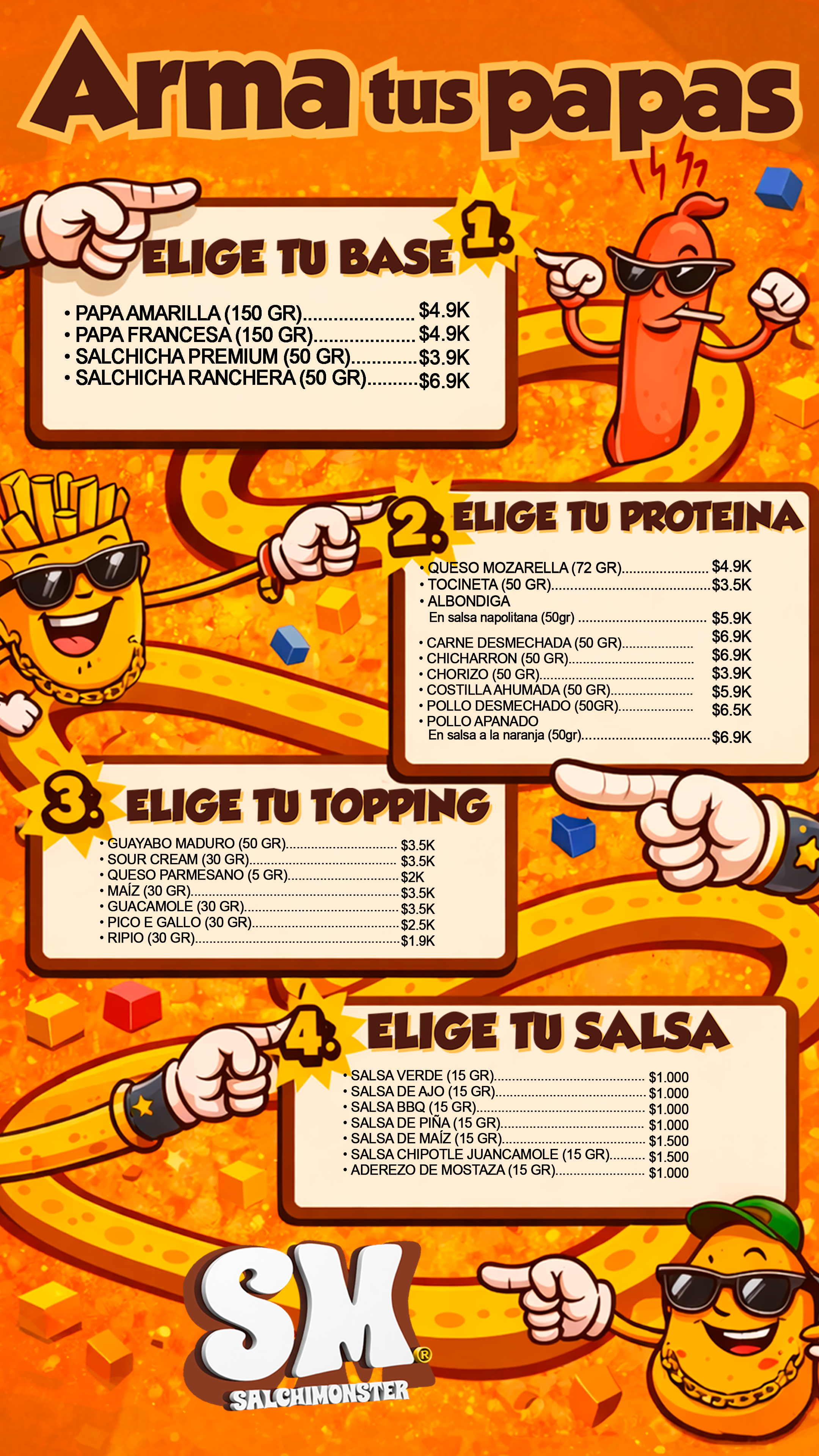 salchipapa colombia